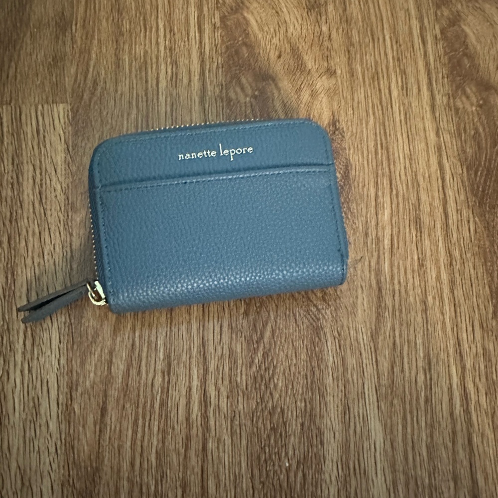 Nanette Lepore Blue Textured Wallet